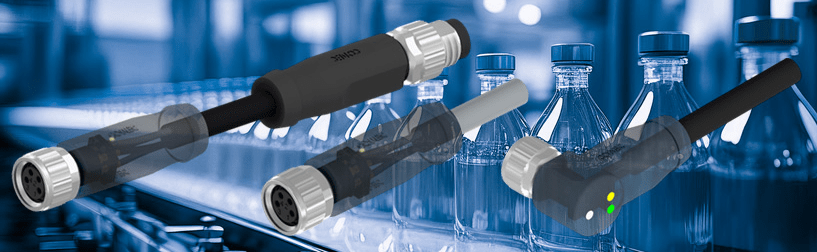 Conectores M8x1 con visualización LED
