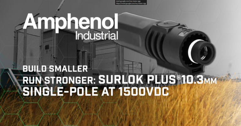 Clavija recta SurLok Plus 10.3mm (1500V DC)