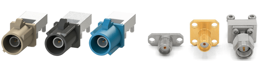 composición conectores rf con fakra