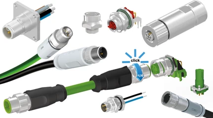 conectores-circulares Conexión flexible por cable
